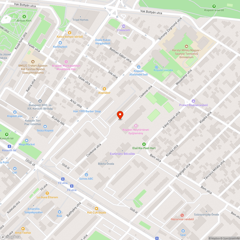 Szabálytalan parkolás Opel Astra bejelentés helye