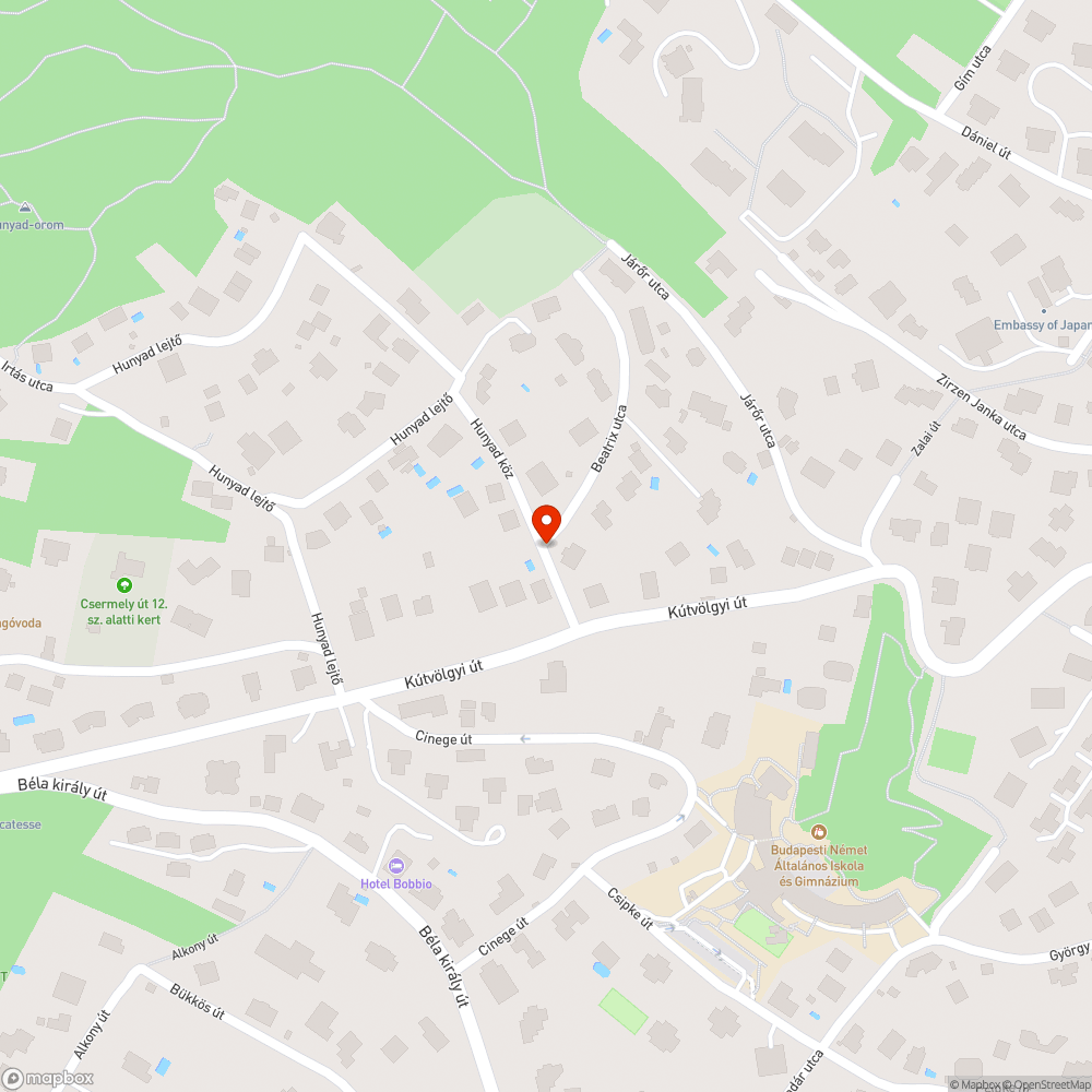 Balesetveszélyes villany/távközlési oszlop bejelentés helye