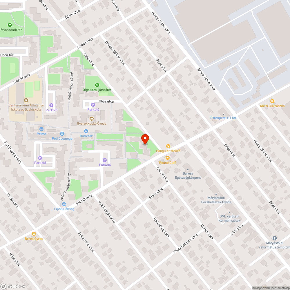 Leszakadt vezeték bejelentés helye