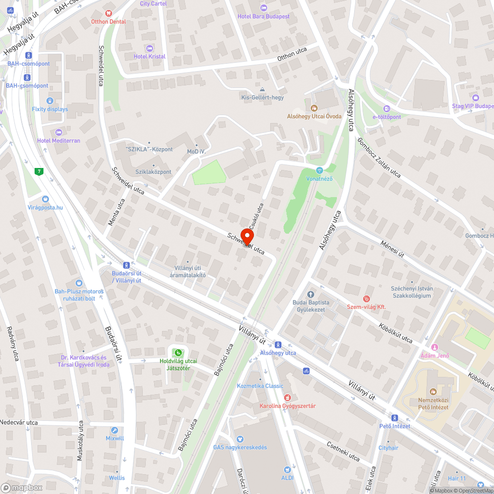 Évek óta elhagyott autó bejelentés helye