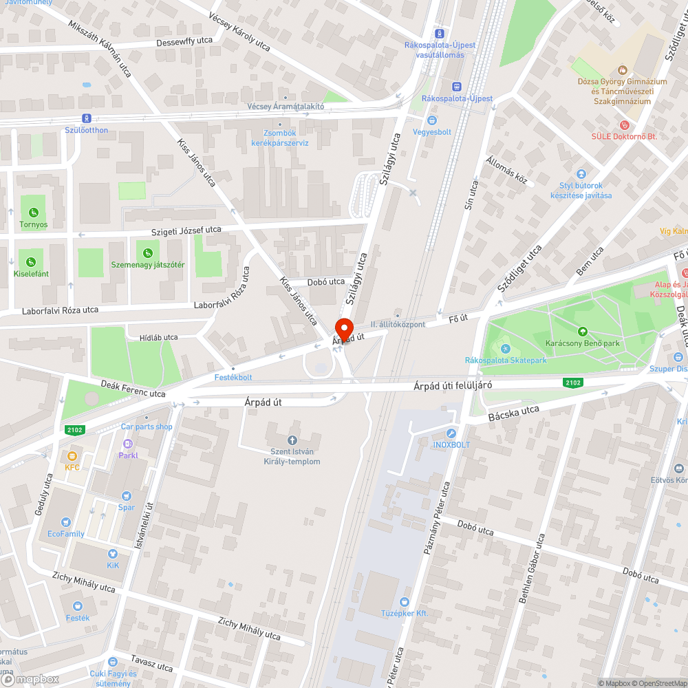 Elfordult tábla a felüljáró alatt bejelentés helye