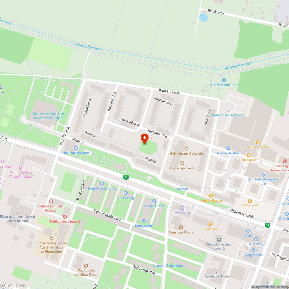 Játszótérfelújítás bejelentés helye