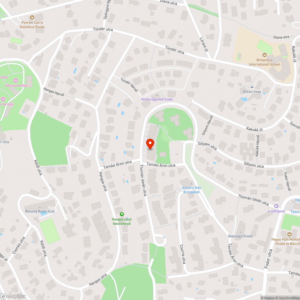 Kátyús út bejelentés helye