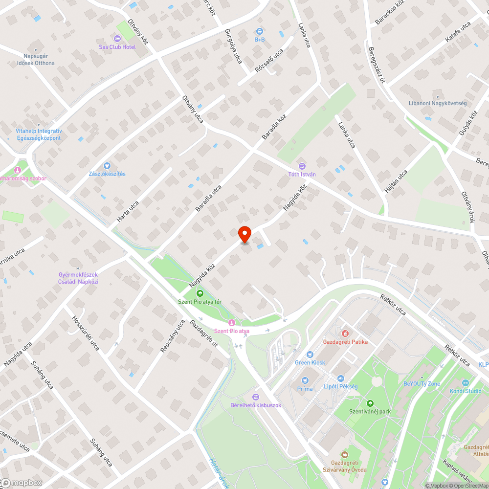 Elsötétült lámpák Újbudán bejelentés helye