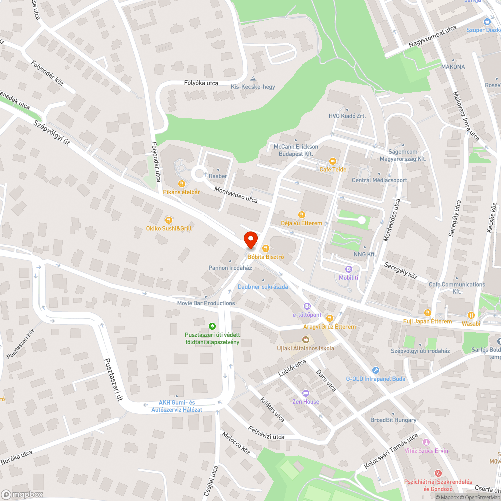 Eresztő tűzcsap bejelentés helye