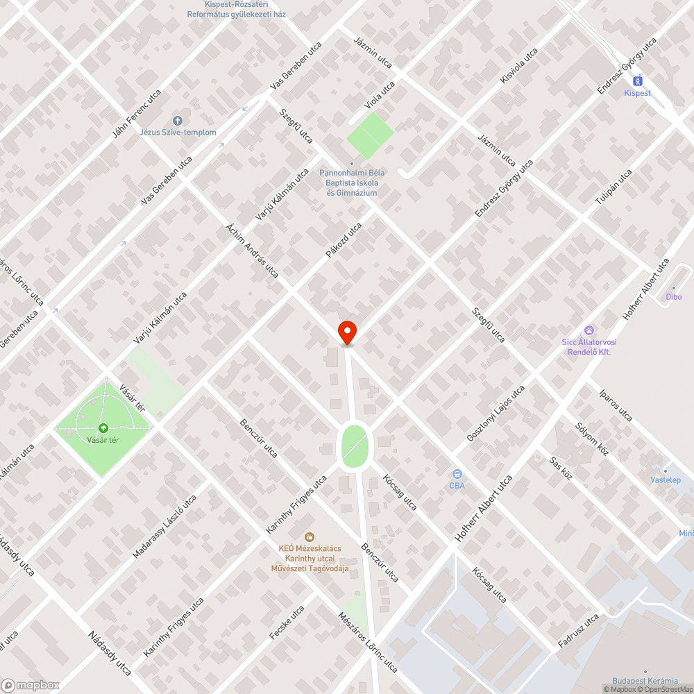 Burkolathiba bejelentés helye