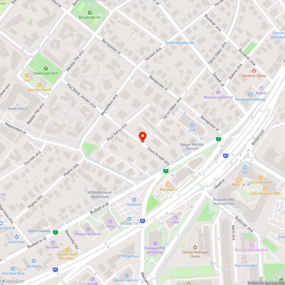 Parkoló helyet foglal bejelentés helye