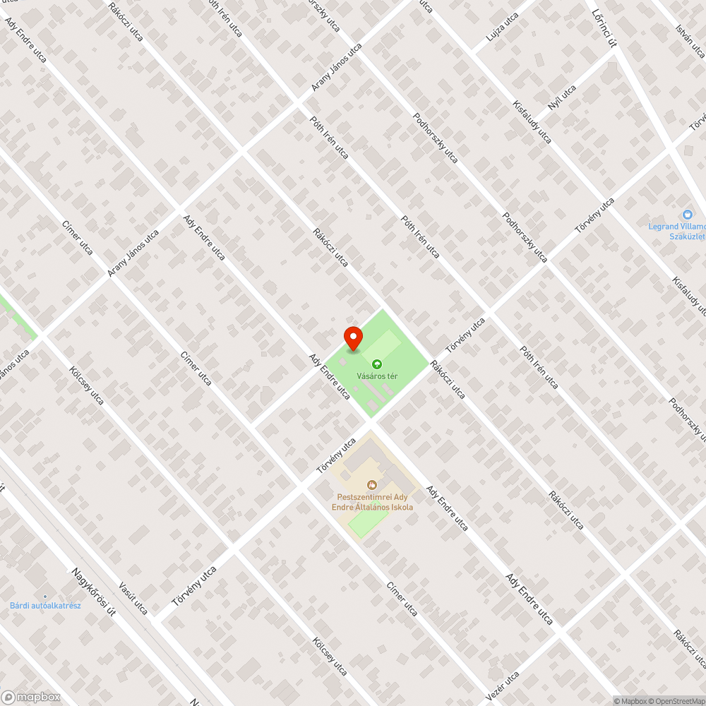 Szétgraffitizet Telekom központ bejelentés helye