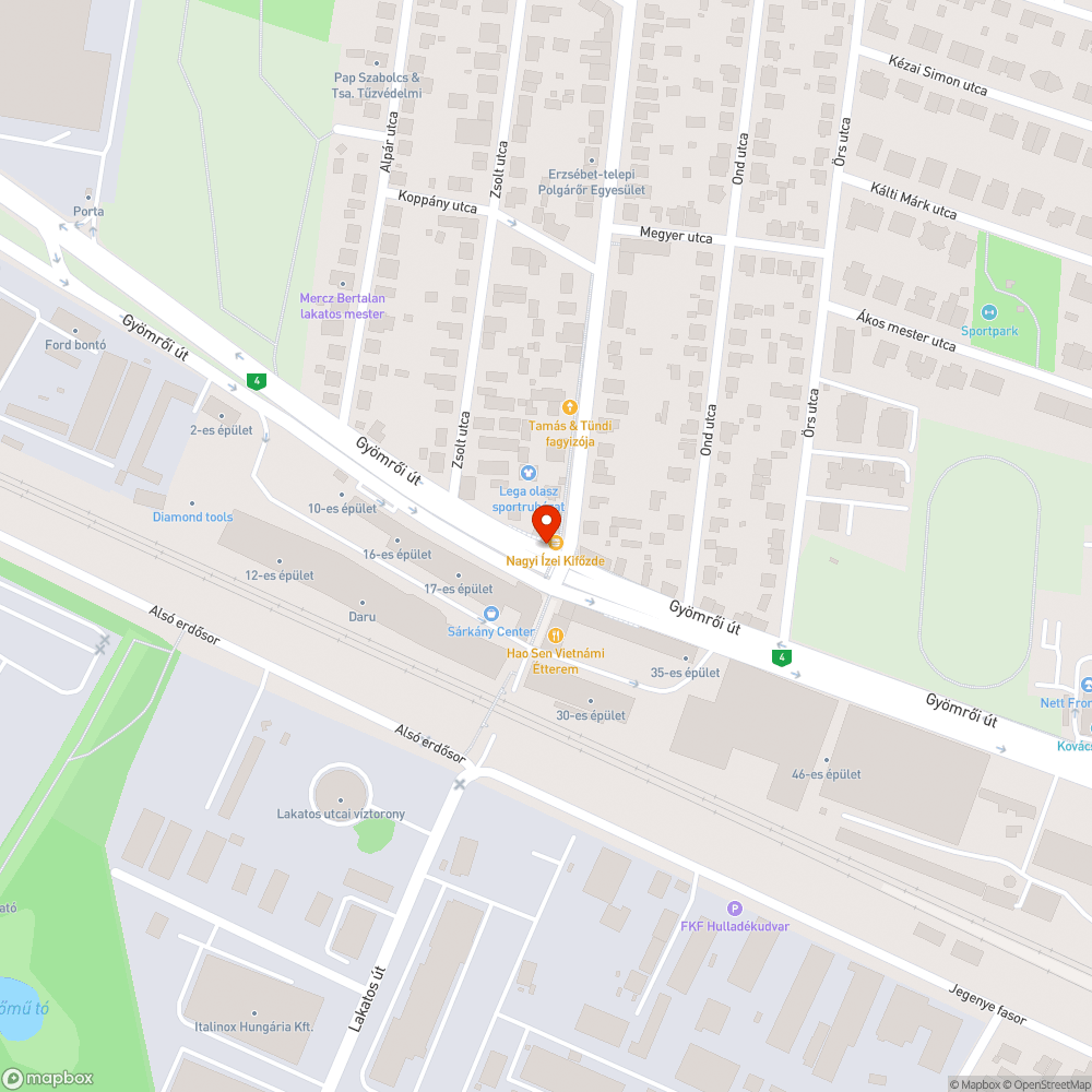 Szemetesnek használt felüljáró bejelentés helye