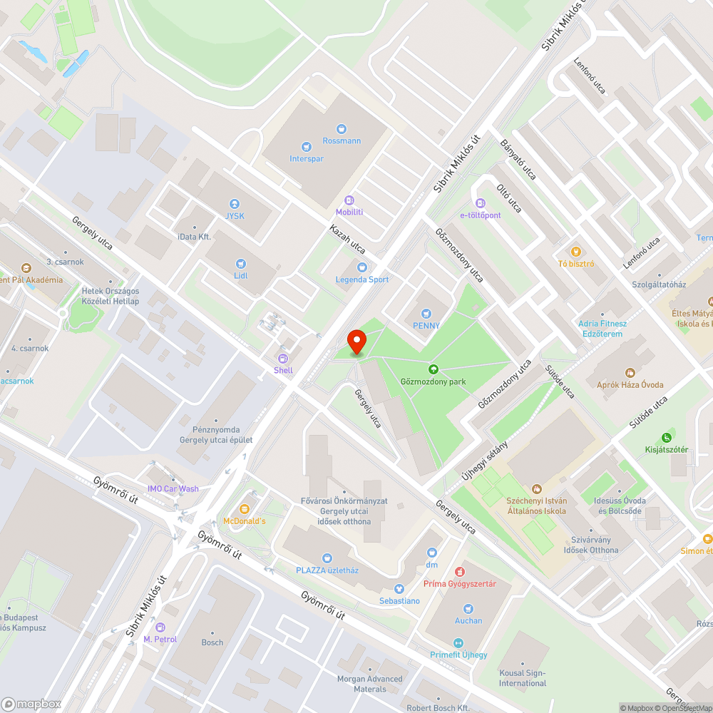 Rongálodott közvilágítás bejelentés helye