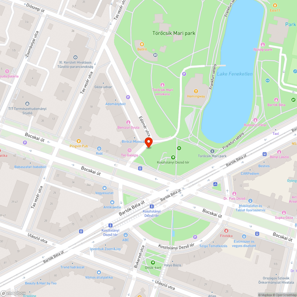 Összefirkált buszmegálló bejelentés helye