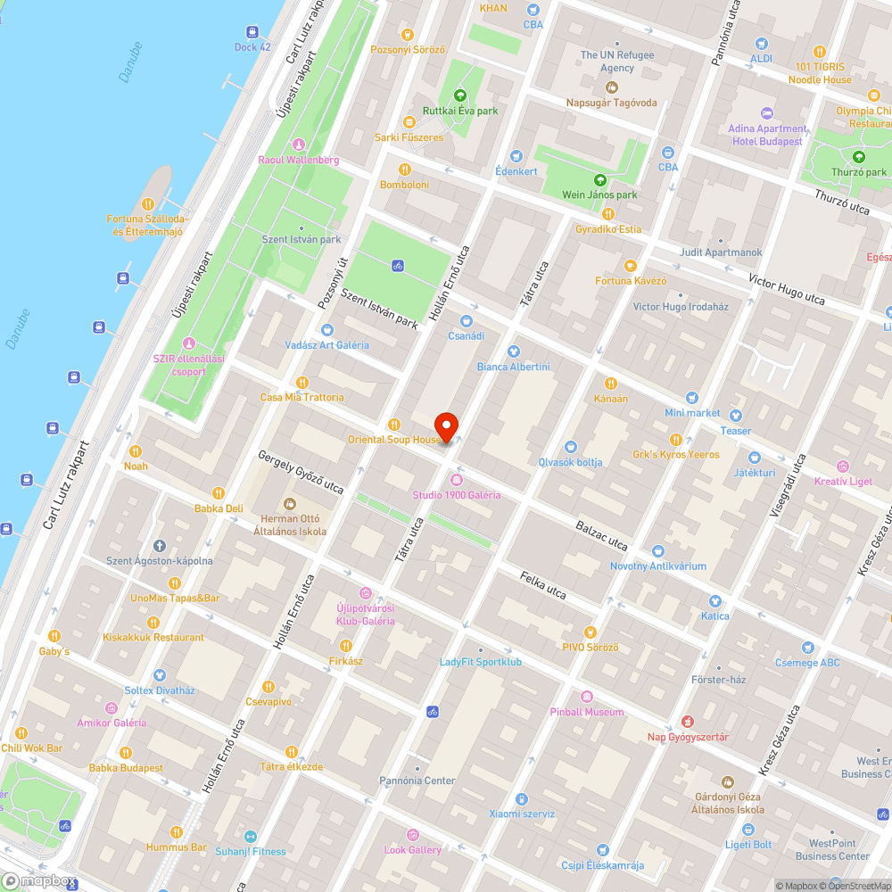 Újlipótvárosi kukák bejelentés helye