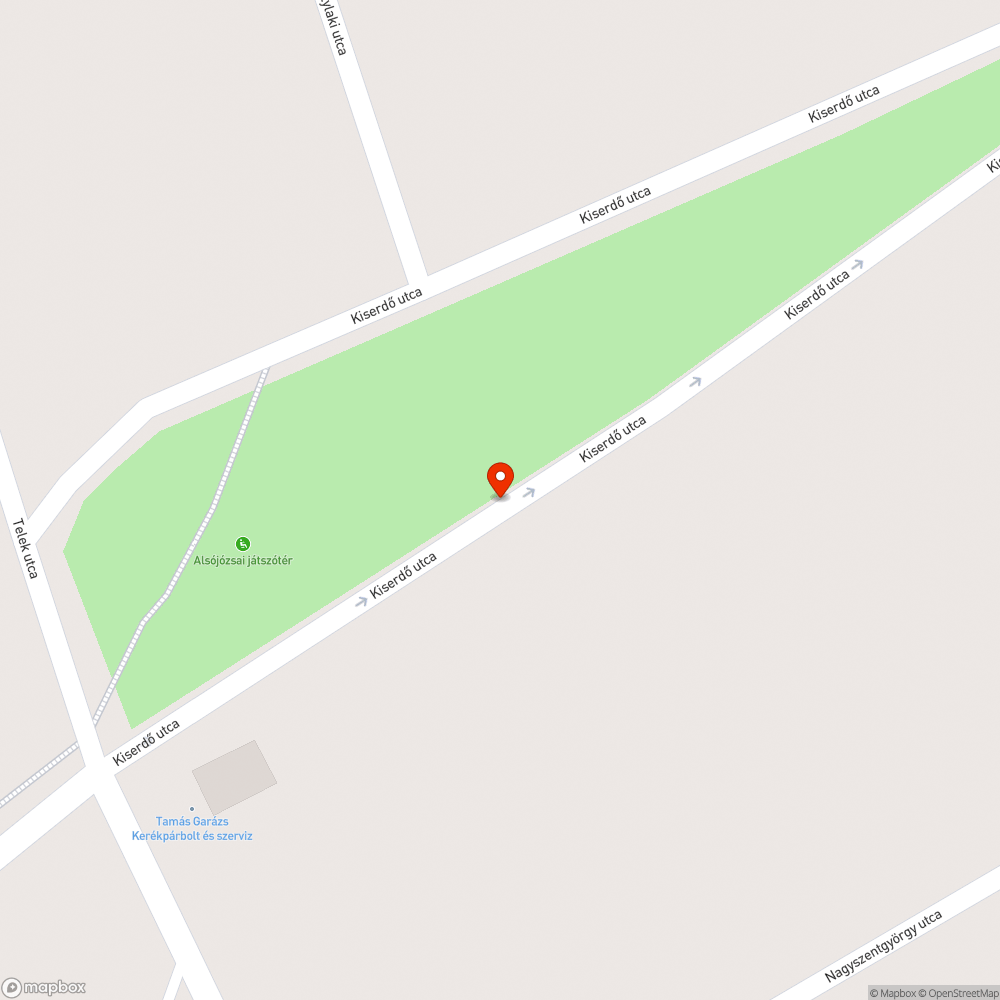 Kátyús utca bejelentés helye