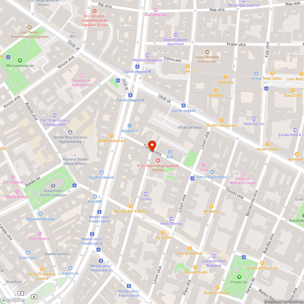 Elhagyott szemét bejelentés helye