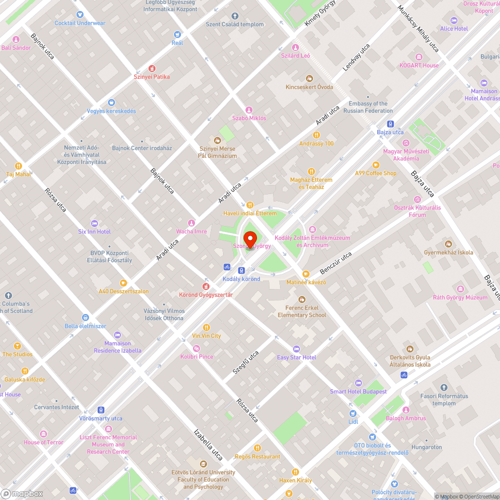 Kátyús buszmegálló bejelentés helye