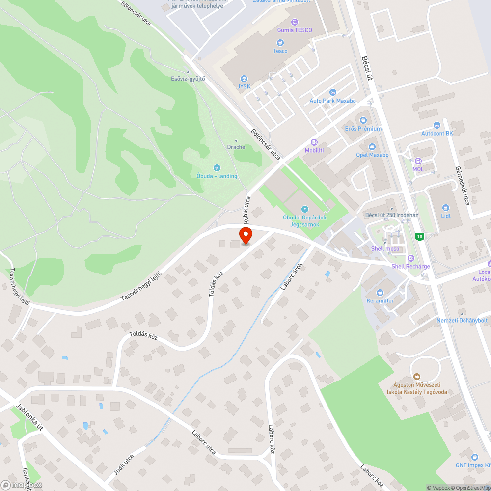 Sérült vízelvezető árok bejelentés helye