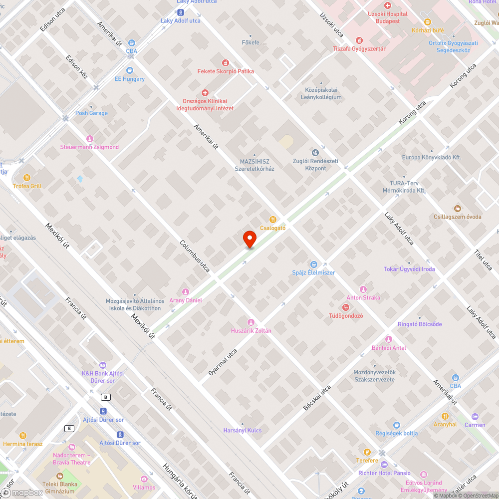 Kiszáradt fák bejelentés helye