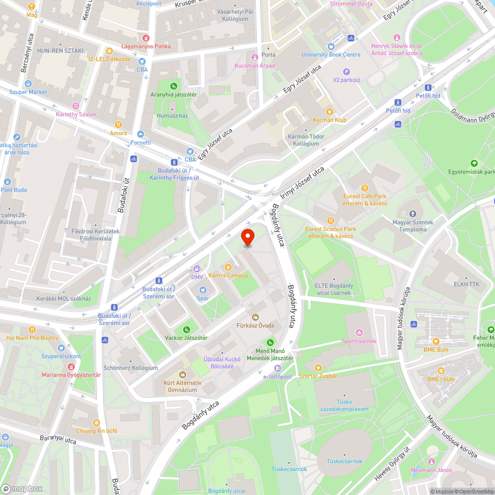 Sérült pad bejelentés helye