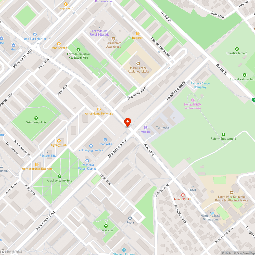 Sérült fedlap bejelentés helye