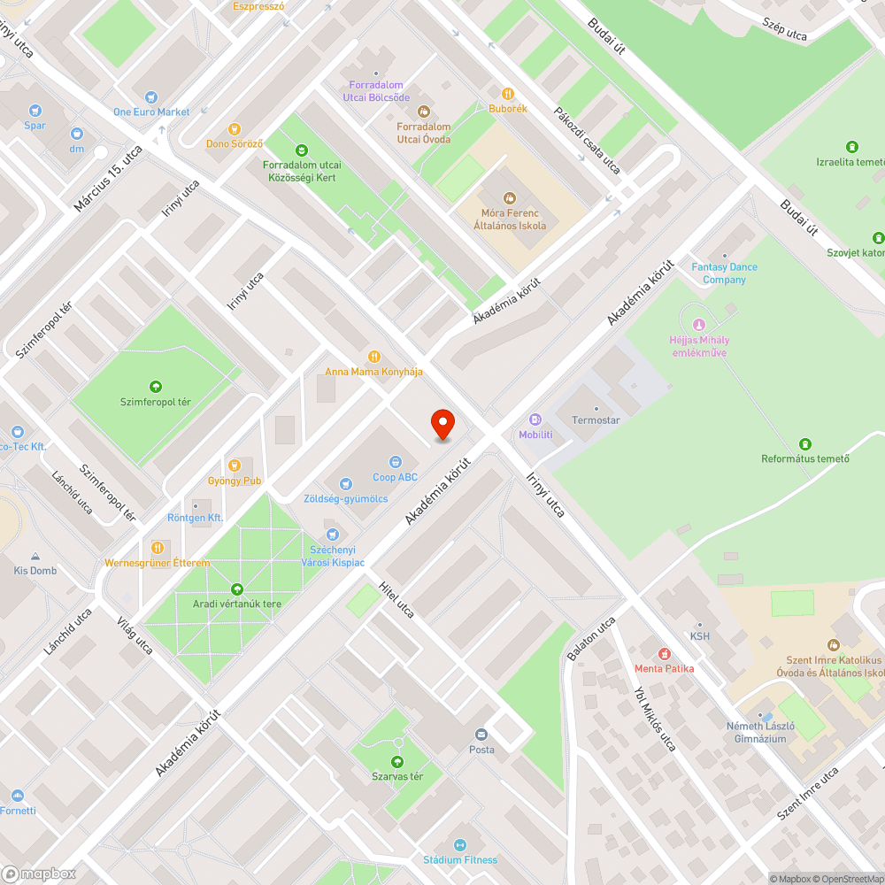 Üres mező bejelentés helye