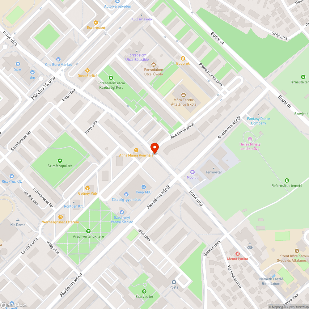 Megsüllyedt, eltömődött víznyelő bejelentés helye