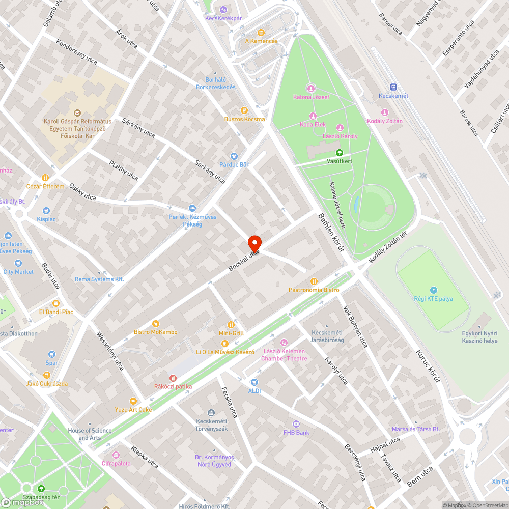 Megsüllyedt, kopott fedlap bejelentés helye