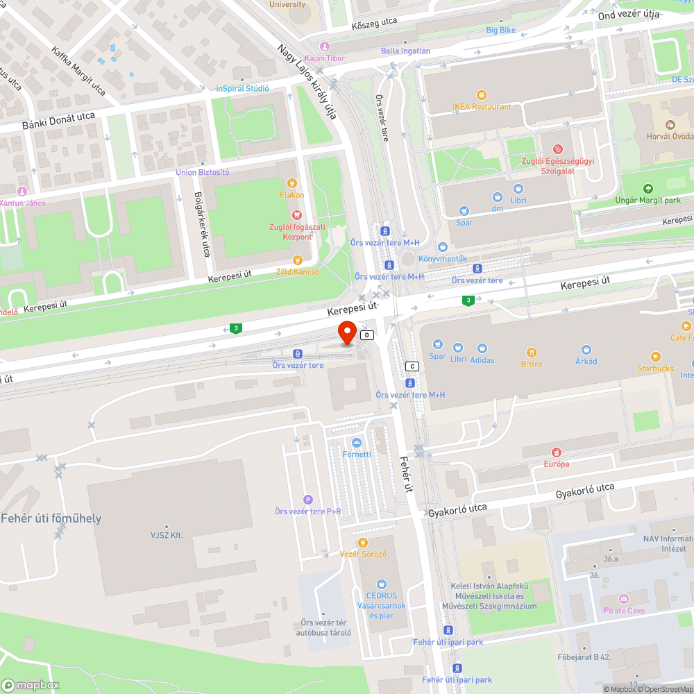 Lelakott végállomás bejelentés helye