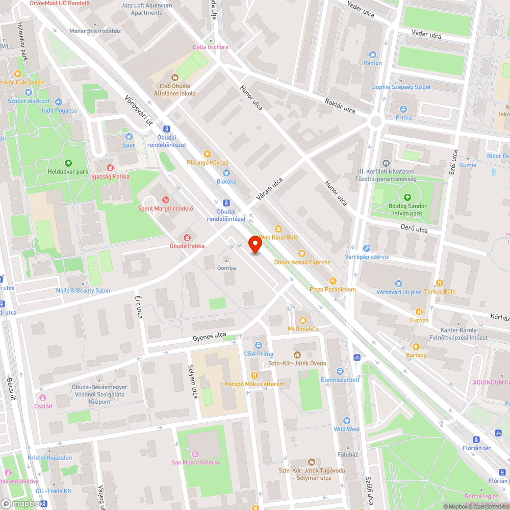 Elhagyott Opel bejelentés helye