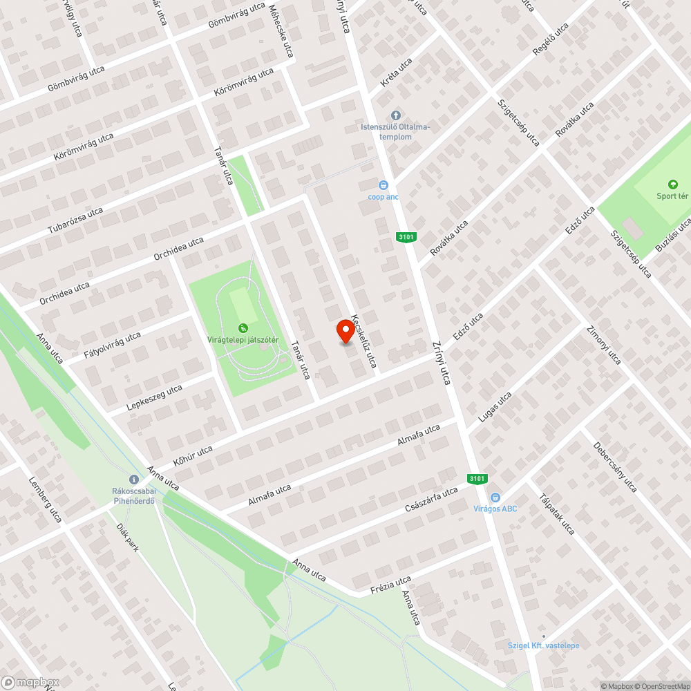 Száguldó autók bejelentés helye