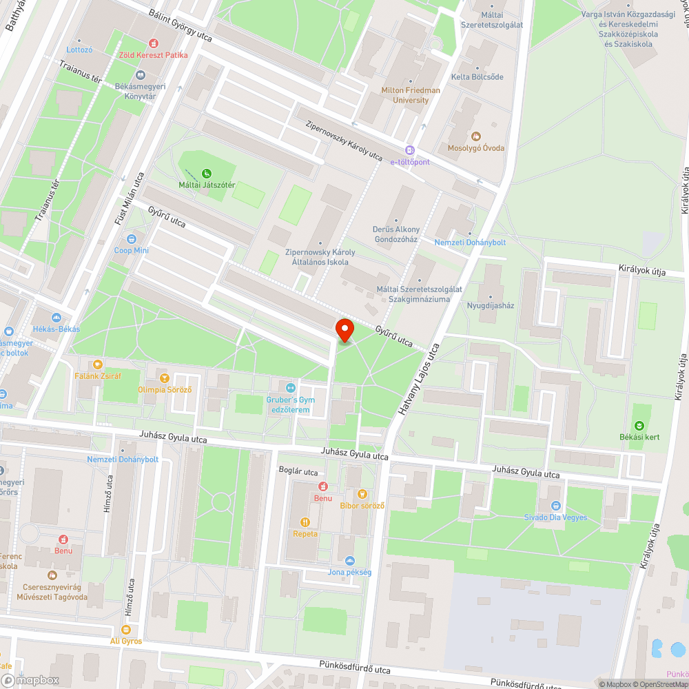 Halott fa bejelentés helye