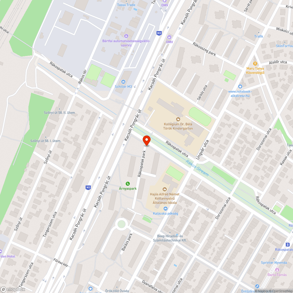 Megy a csap bejelentés helye