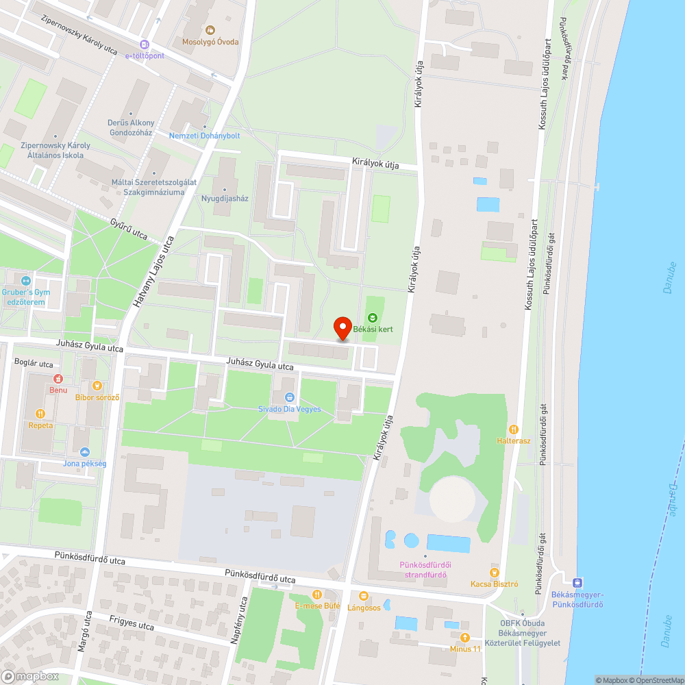 Kátyú bejelentés helye