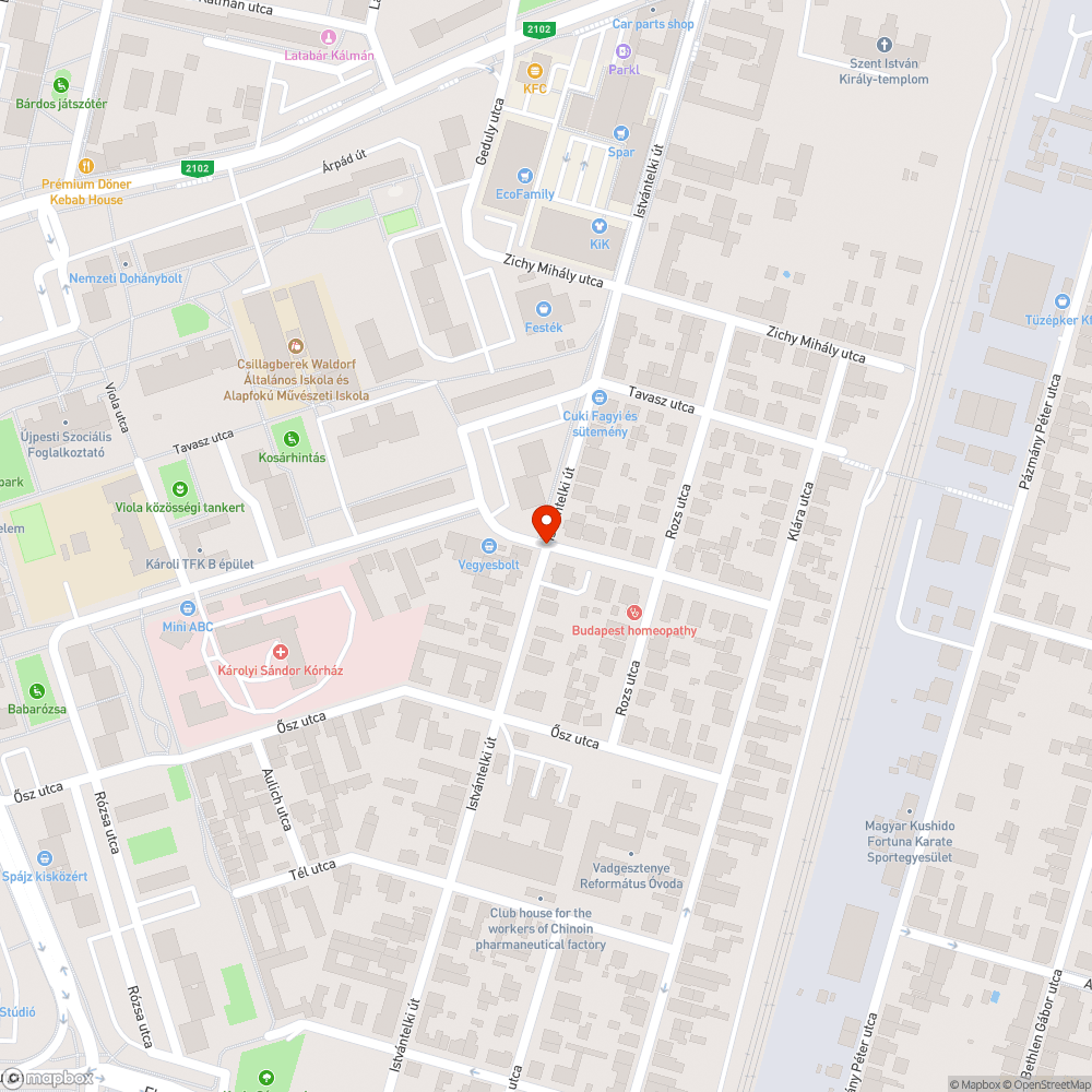 Rossz állapotú, elhagyott autó bejelentés helye