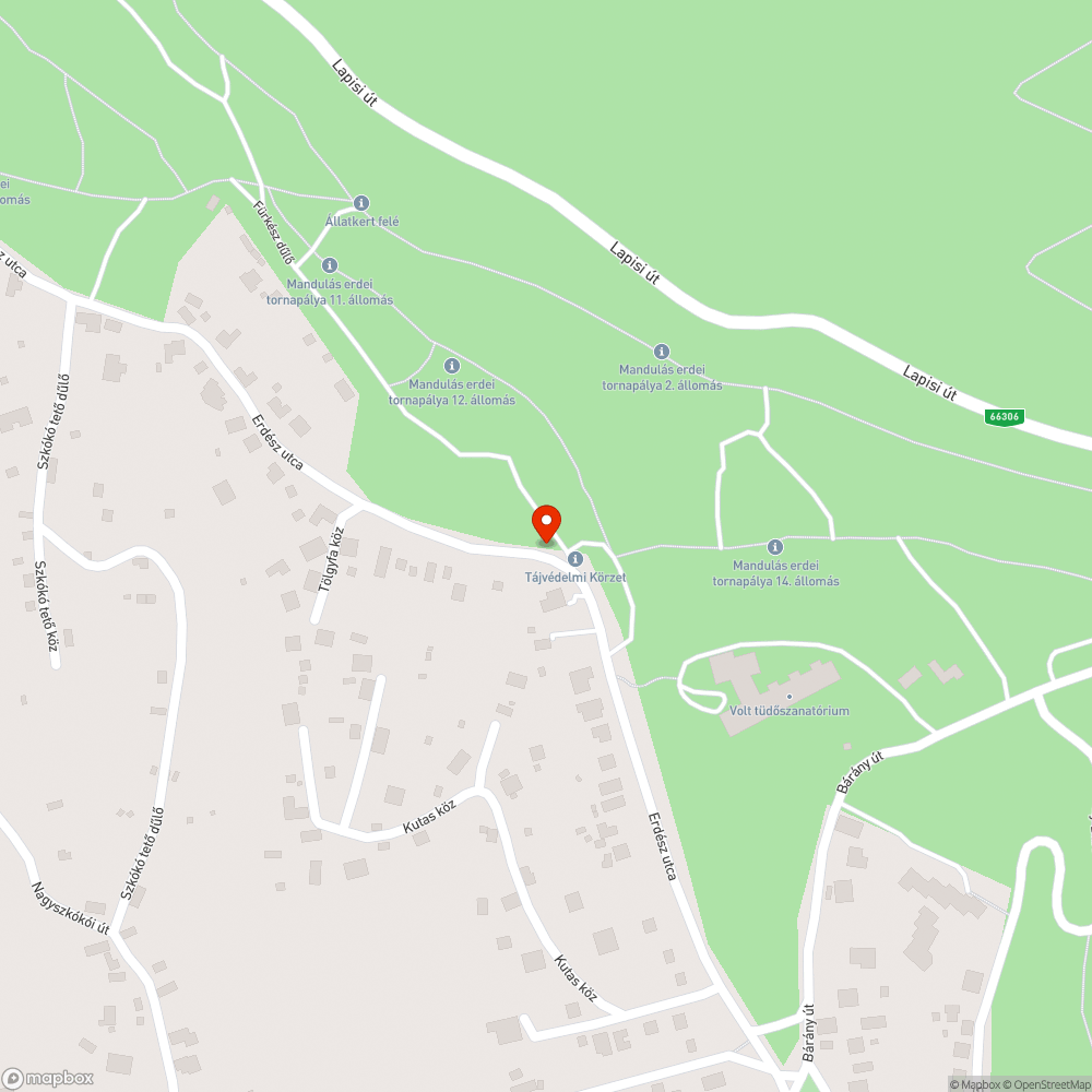 Pécs,  Erdész utca burkolata bejelentés helye