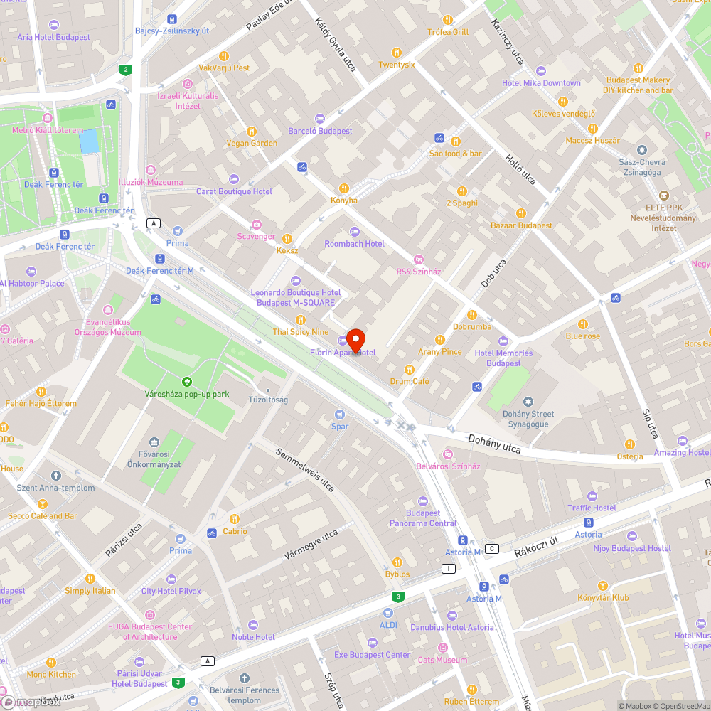 Hibás útburkolat bejelentés helye