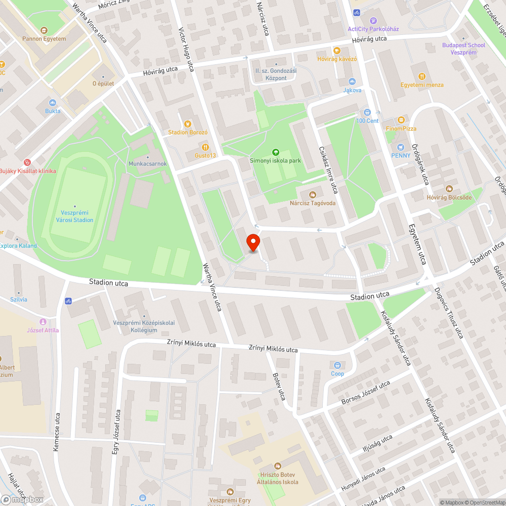 Nem működő közvilágítás bejelentés helye