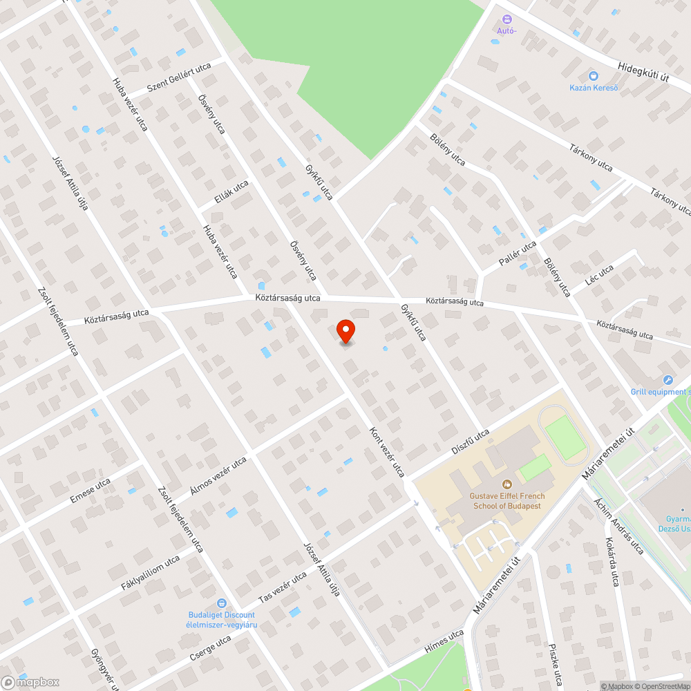 Kiszáradt diófa bejelentés helye