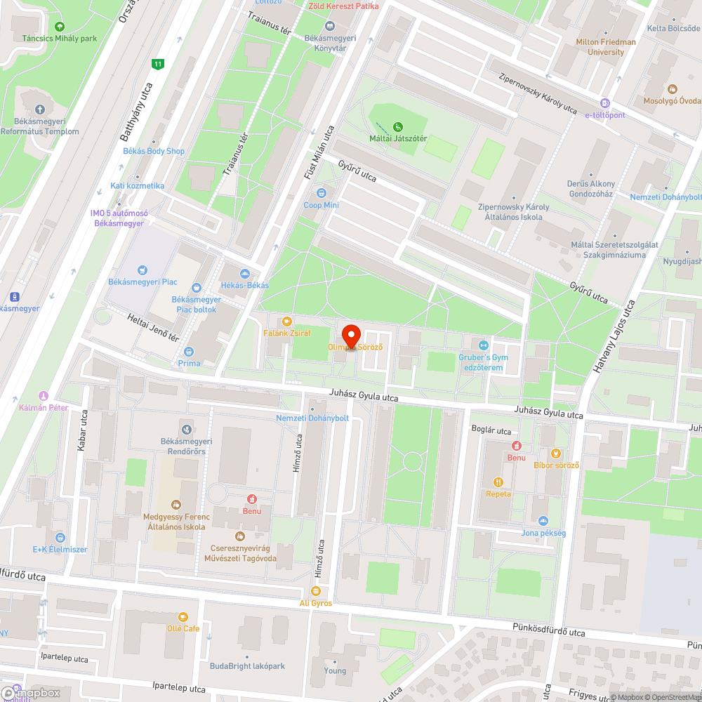 Gyanús jármű bejelentés helye