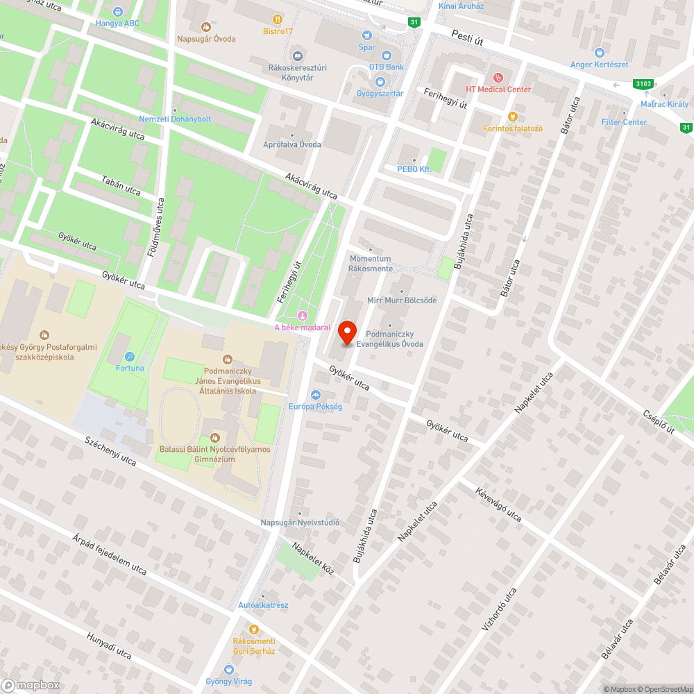 Nem működő közvilágítás bejelentés helye