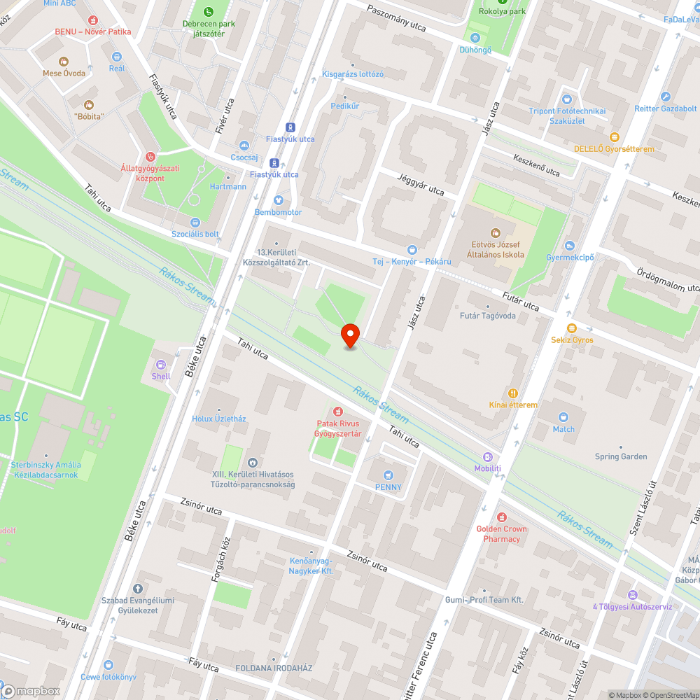 Kiszáradt facsemete bejelentés helye