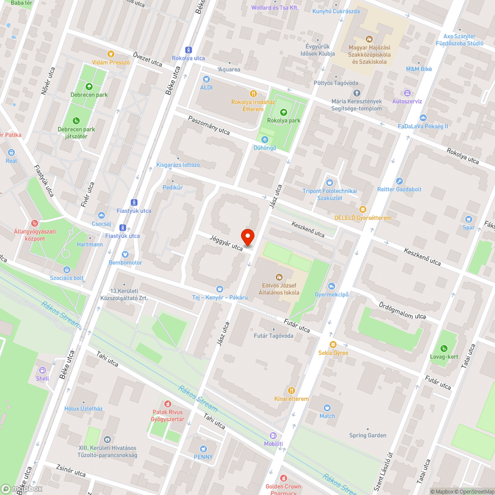 Kiszáradt facsemete bejelentés helye