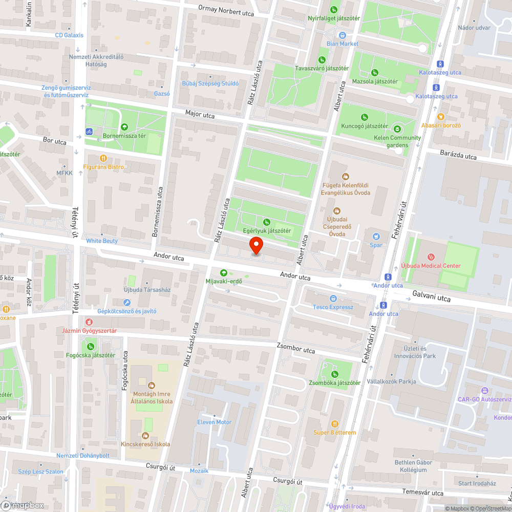 Kiszáradt fa csemete bejelentés helye