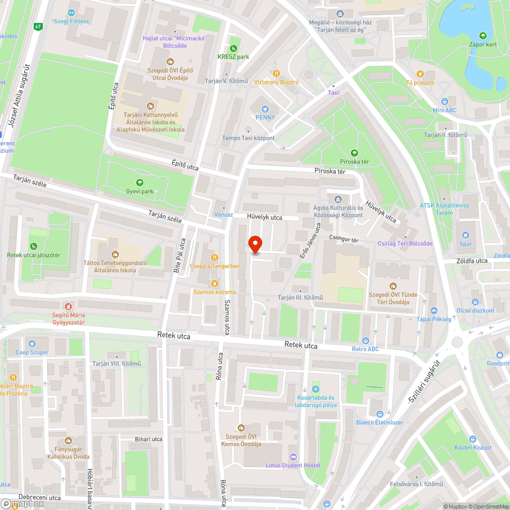 Tahó parkolók bejelentés helye