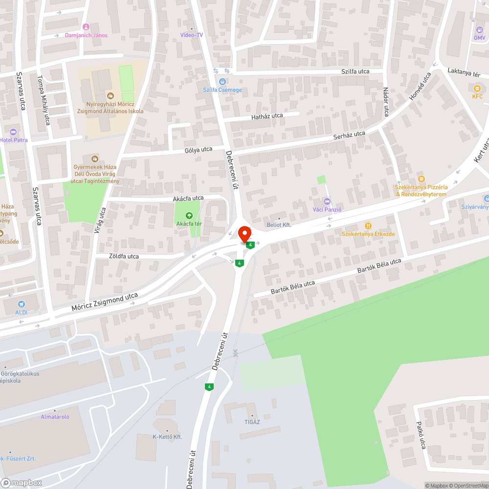 Gondozatlan zöldterület bejelentés helye