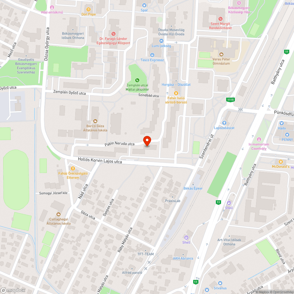 Felpúposodott járda bejelentés helye