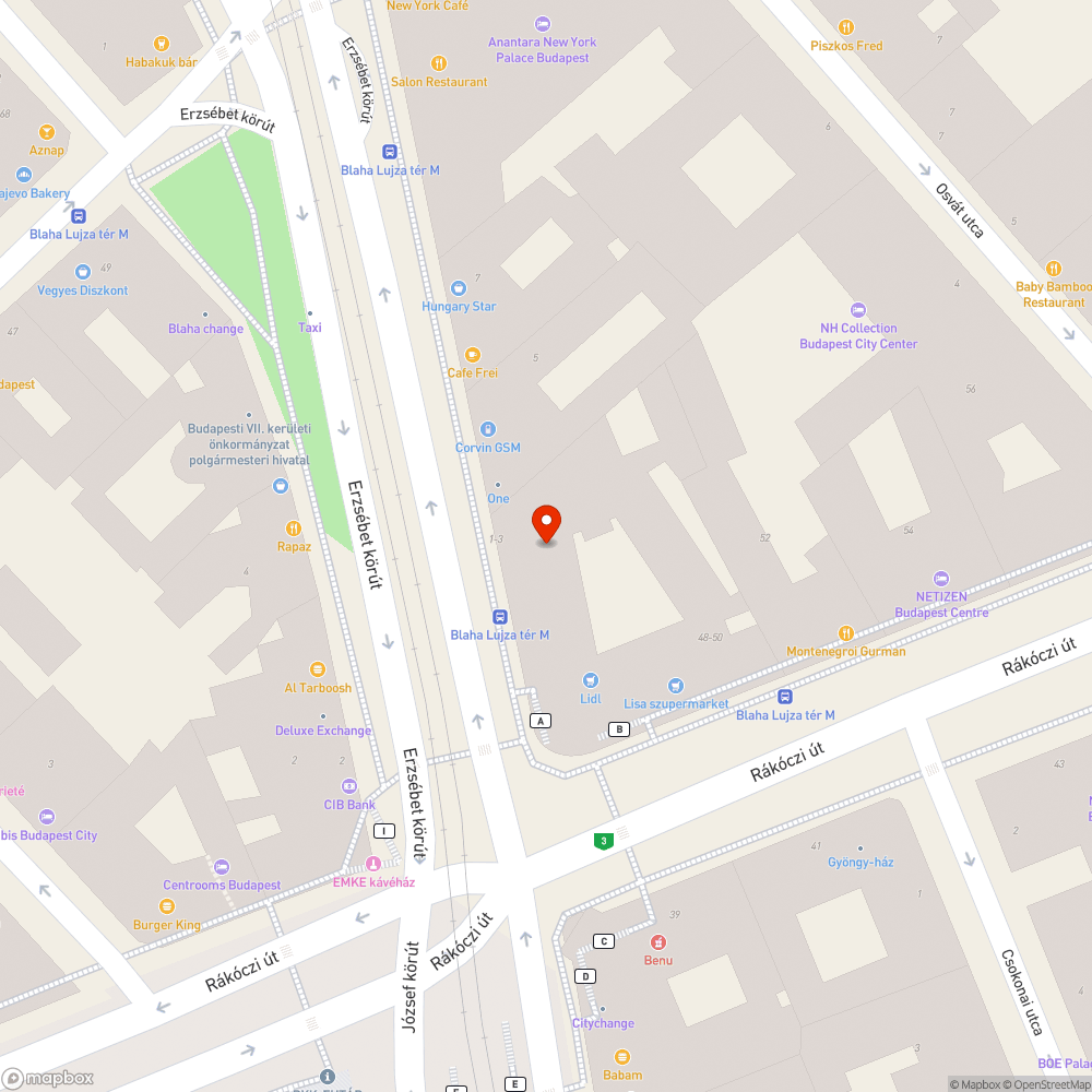 Megbomlott kockakövek bejelentés helye