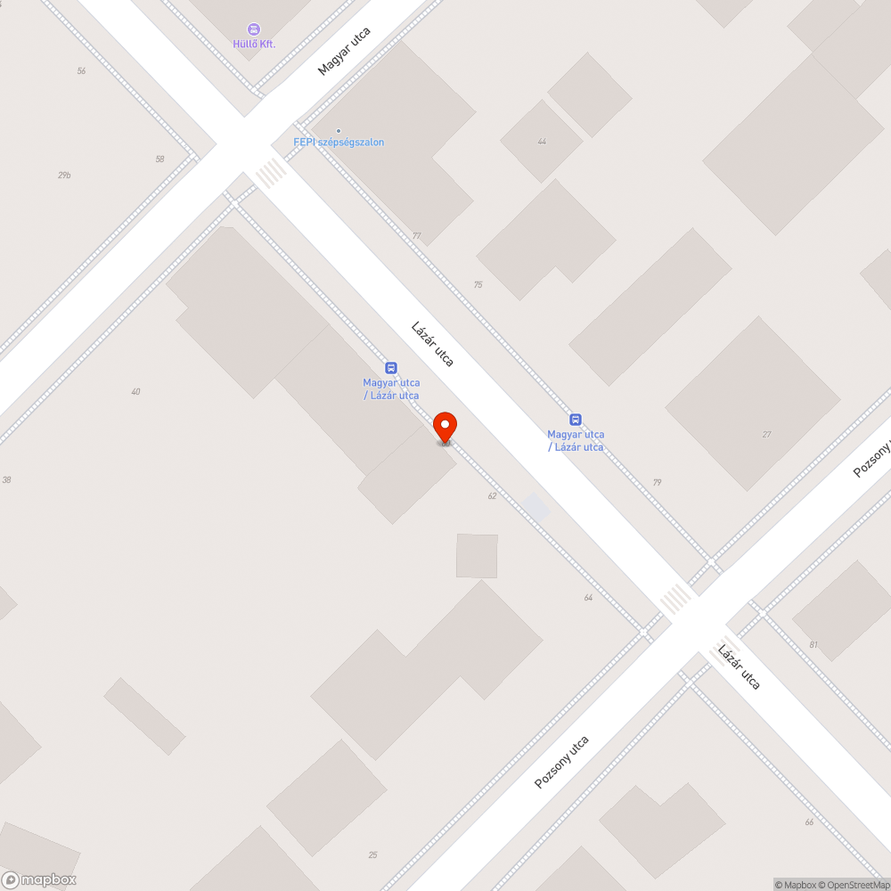 Összefirlát tábla bejelentés helye