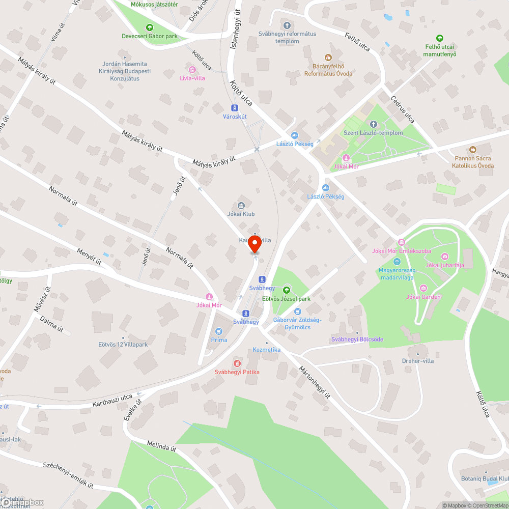 Kátyú a Hollós úton bejelentés helye