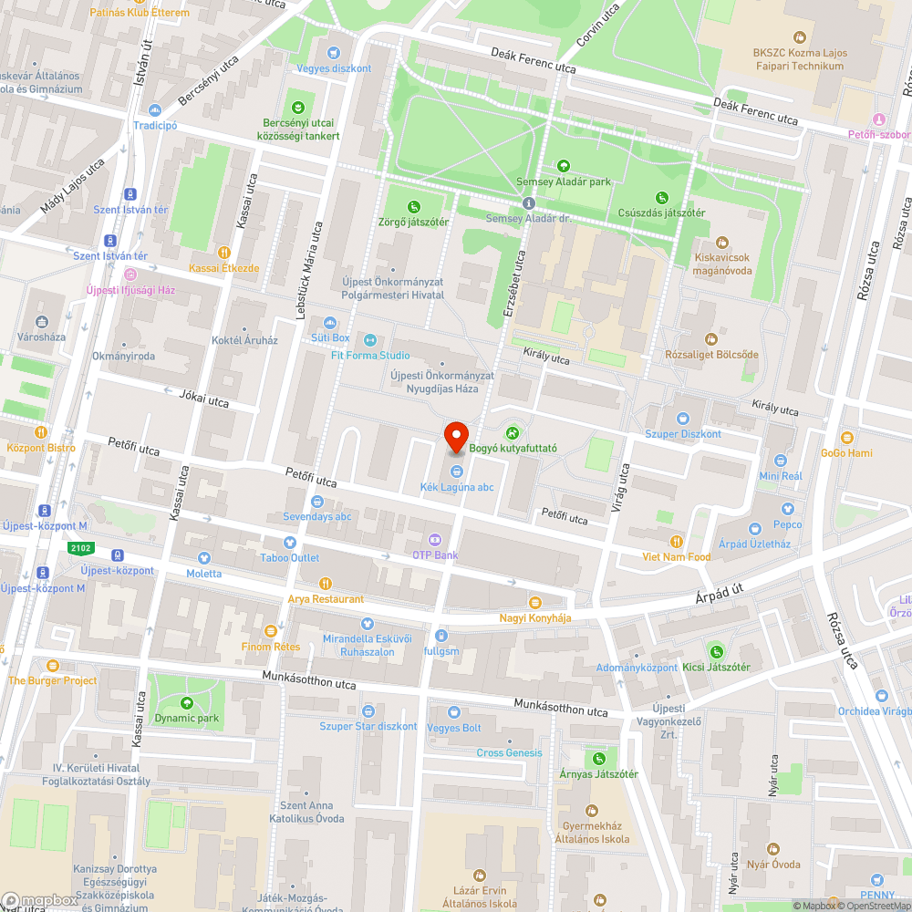 Elhagyott járművek bejelentés helye