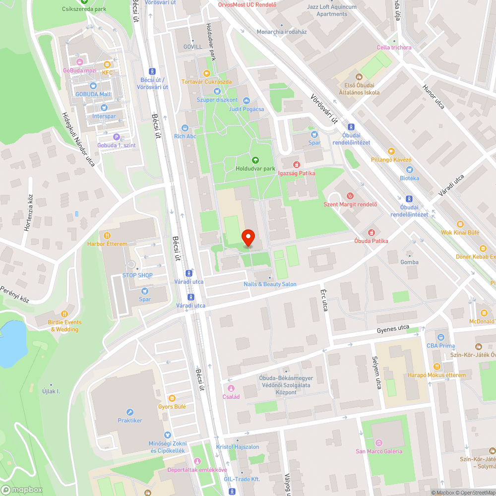 Iskola udvarára behajtó autók miatti sár bejelentés helye